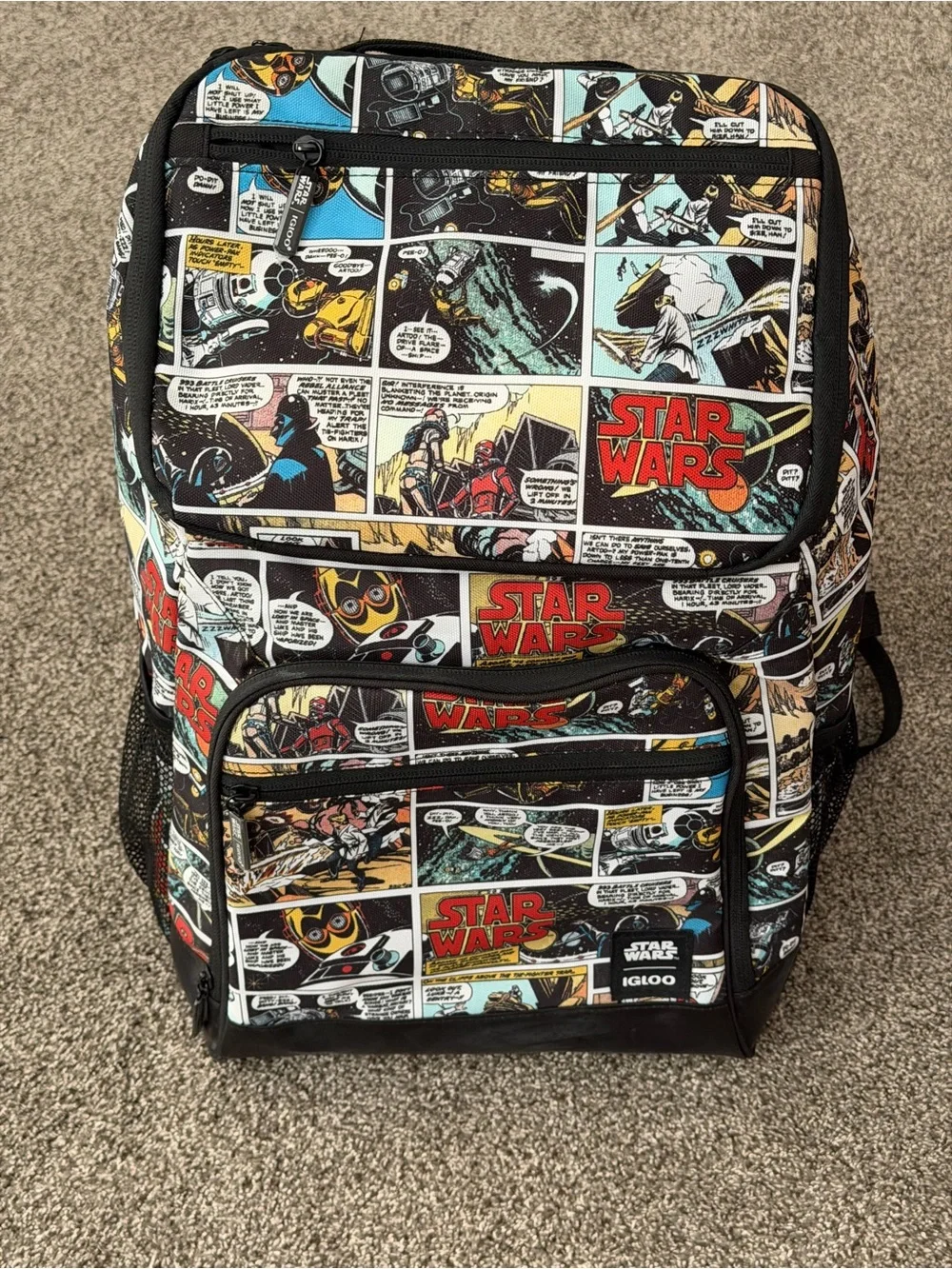 Igloo Star Wars Comic Cooler Backpack - Black Multi